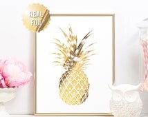 Popular items for pineapple art print on Etsy