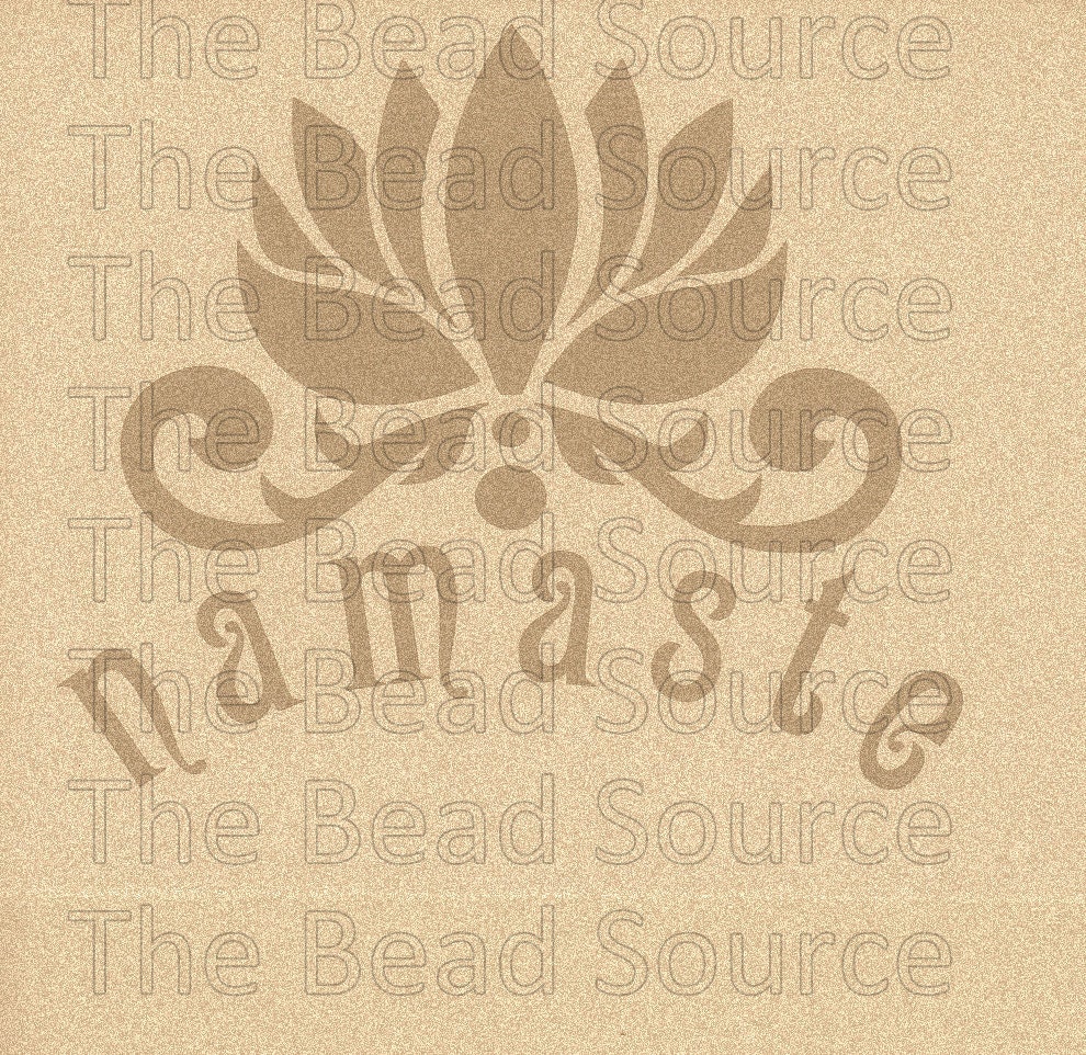 namaste stencil lotus flower stencil word stencil yoga