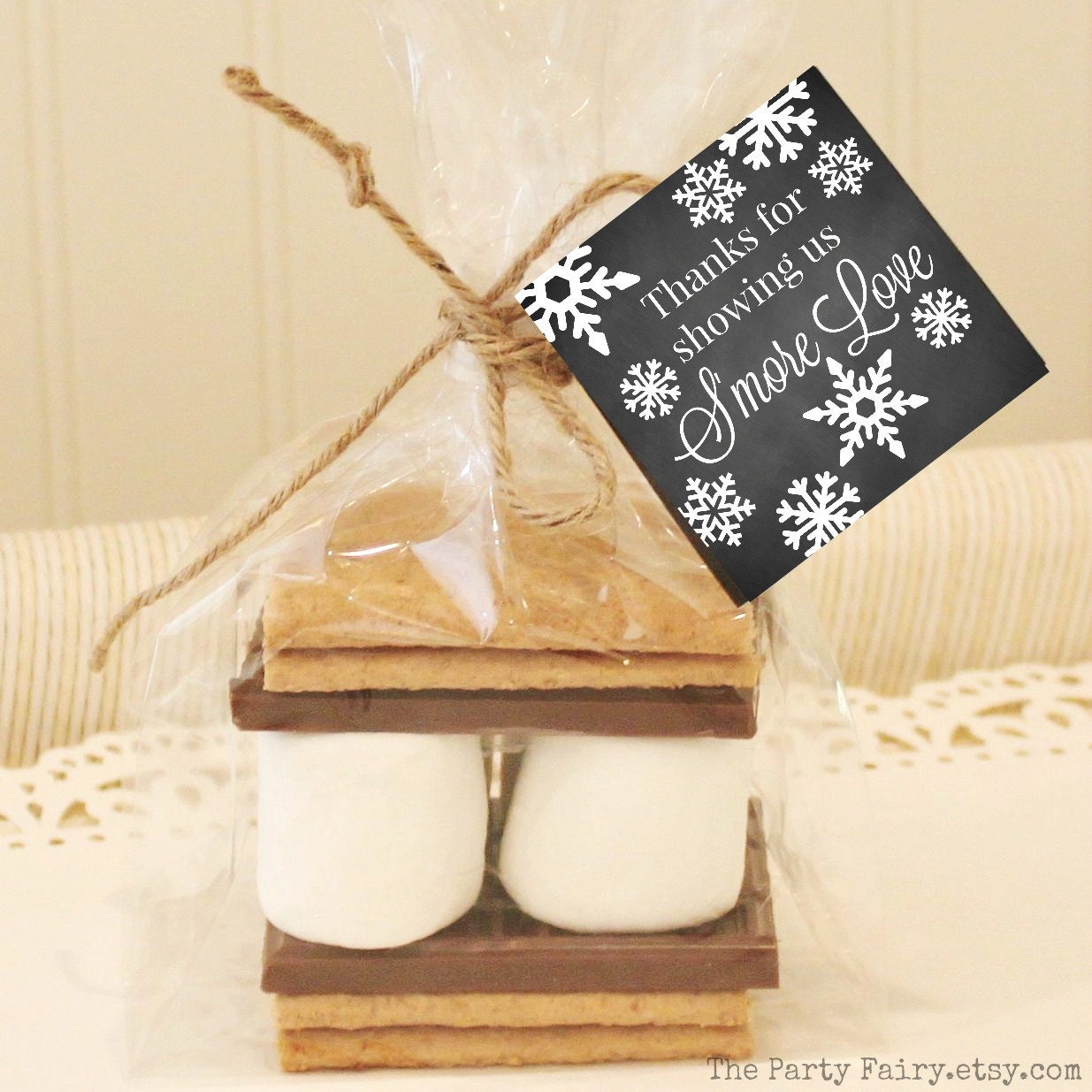 S'mores Party Favor Kit 12 S'mores Favor Kits DIY by ThePartyFairy