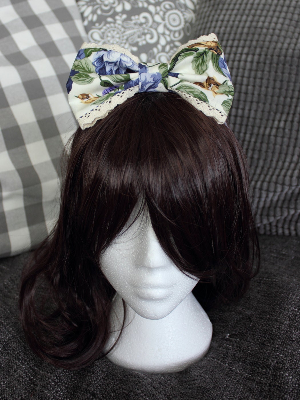 Floral Bow Classic Lolita Bow Lolita Bow Lolita Hair Bow
