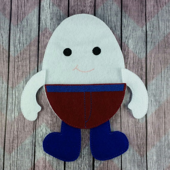 Humpty Dumpty Puzzle, Felt Board, Game, Nursery Rhyme Toy by Stuff N