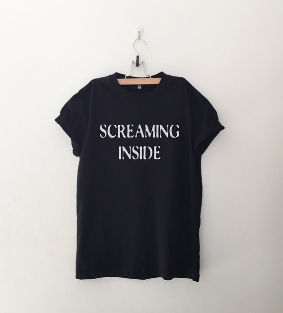 screaming inside t shirt