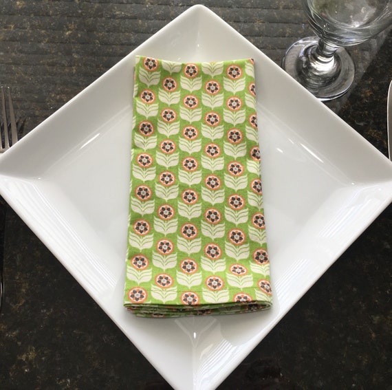 Springtime Cloth Napkins 2 Sizes