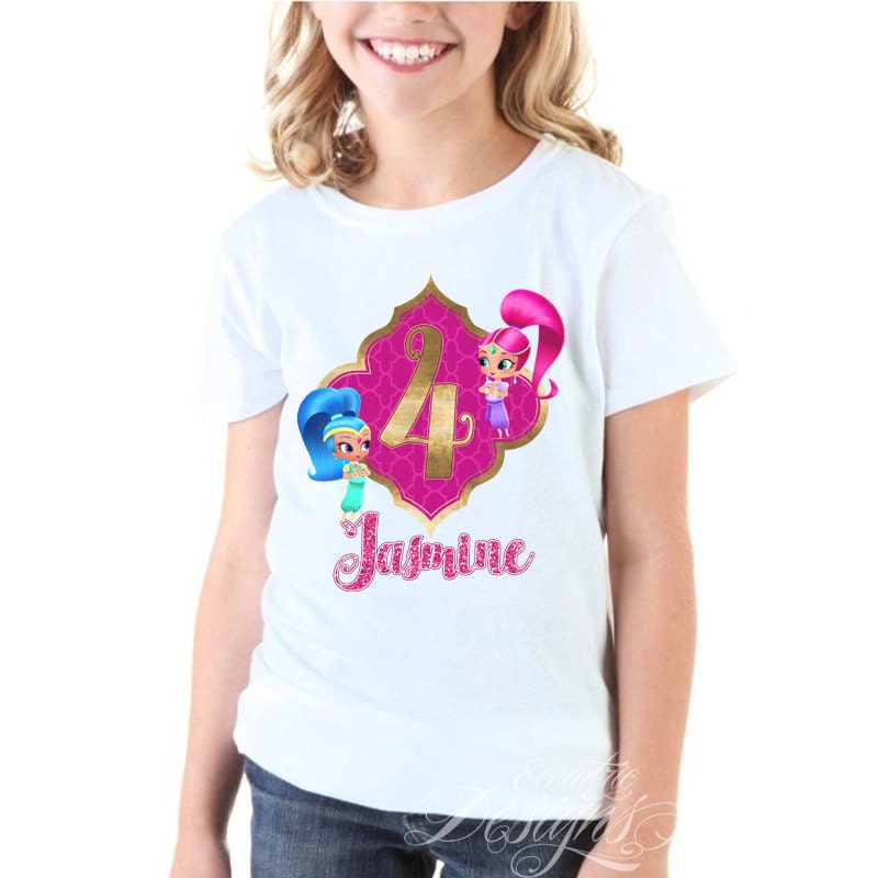 Shimmer and Shine Iron on Transfer Tshirt Shirt Tees