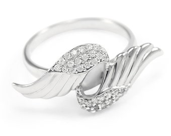 Silver Angel Wings Ring // Angel Accessories // Jewelry and Accessories // Wings // Rings // Cute Jewelry // Cute Rings // Silver rings