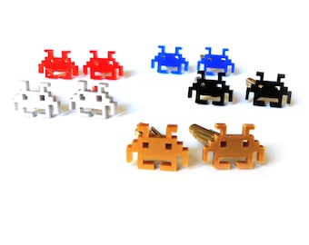 Space Invaders cufflinks