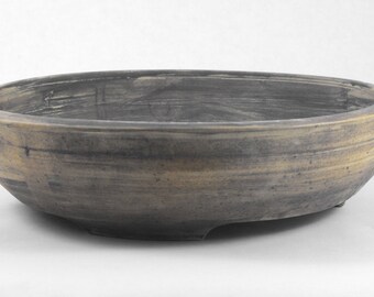 Large Bonsai Planter, succulent planter. Round, various sizes available, Made in Quebec, Canada