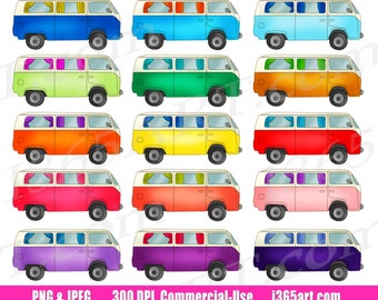 Retro camper clipart | Etsy