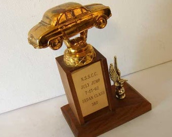 Auto racing trophy | Etsy