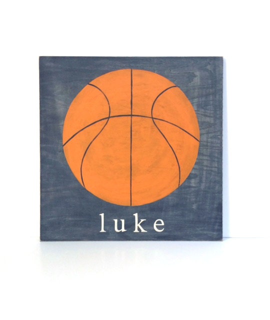 Personalized Wood Sign Basketball Room Decor Sports Decor