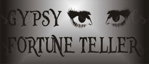 The GYPSY Fortune Teller STENCIL Available by SuperiorStencils The GYPSY Fortune Teller STENCIL Available by SuperiorStencils