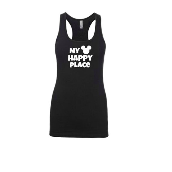 Items similar to My Happy Place Disney T Shirt Tank Family Vacation
