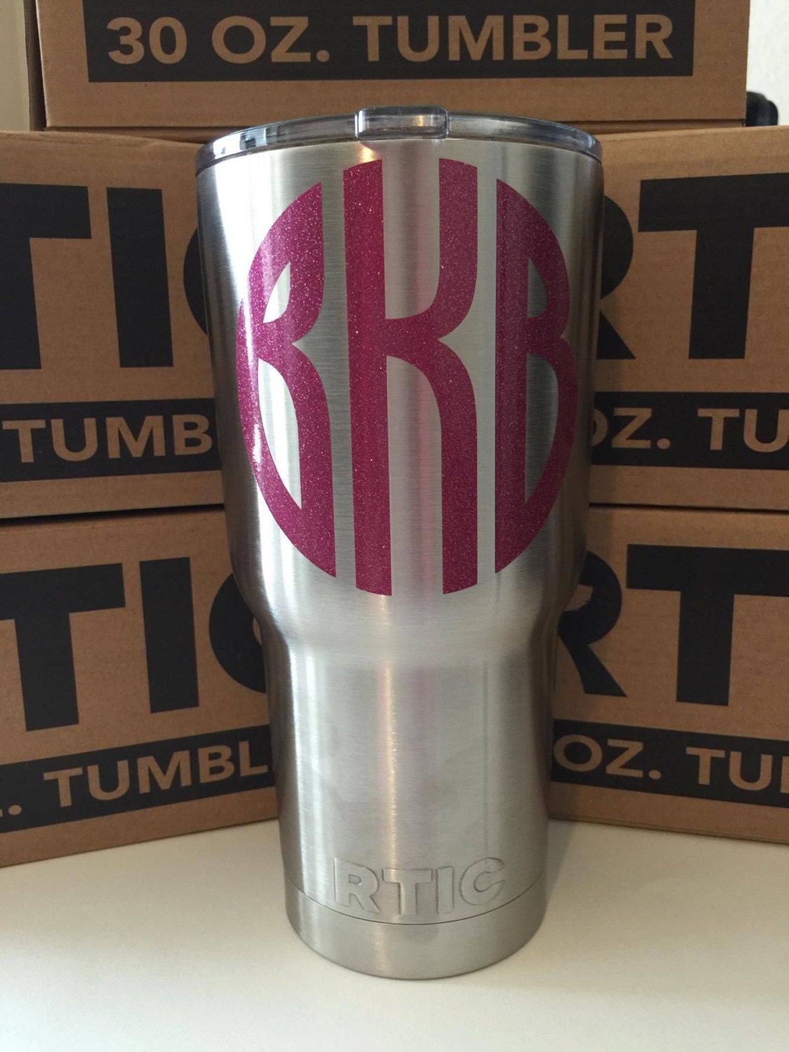 RTIC Tumbler Monogram Tumbler Personalized Tumbler Custom