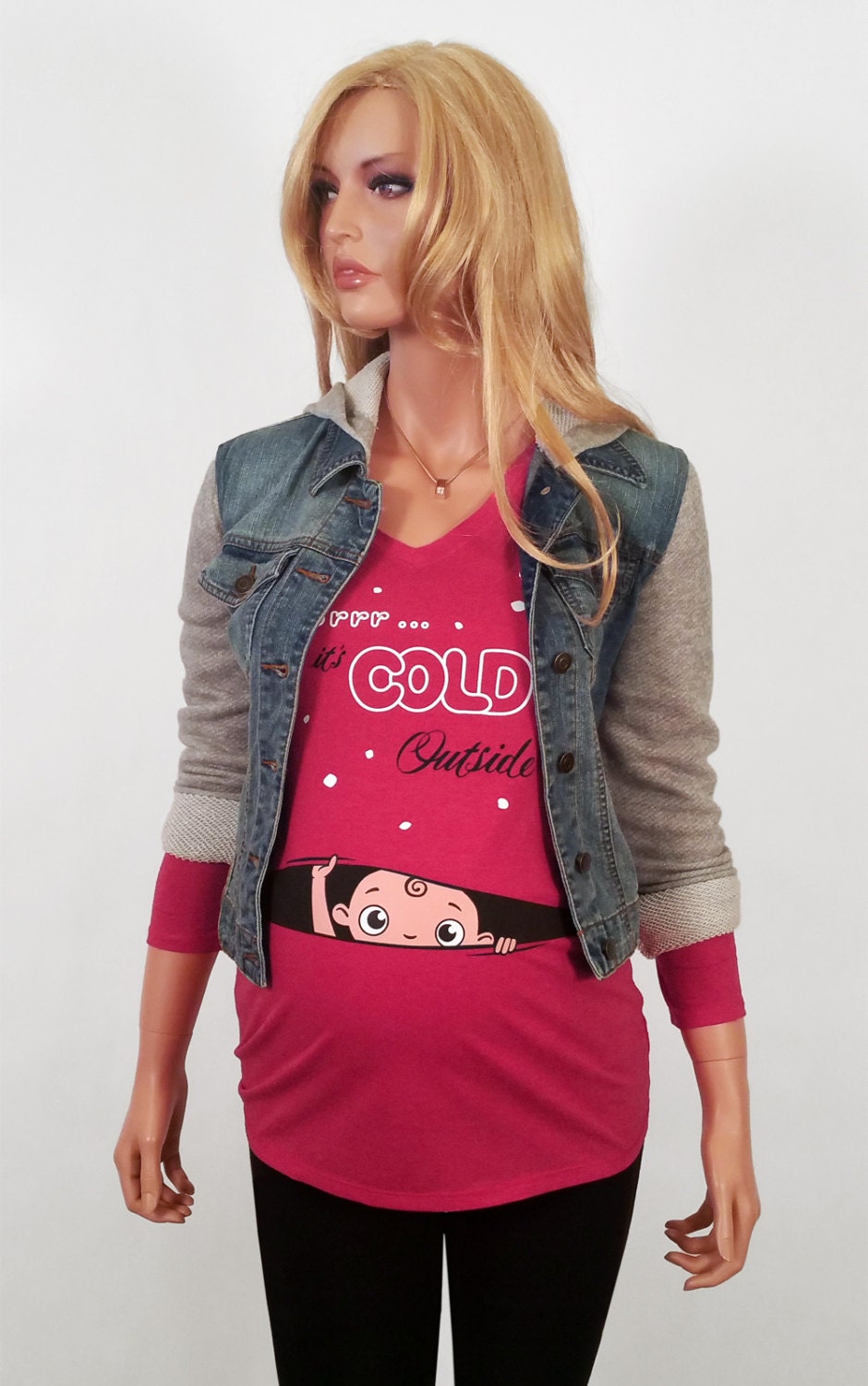 Christmas Maternity Shirt Funny Maternity Shirt Maternity