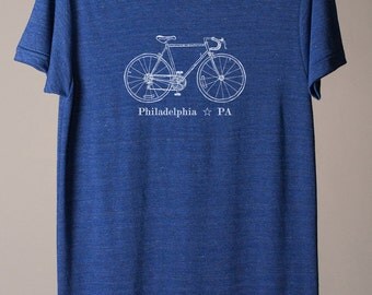 Philadelphia t-shirt, Philadelphia tshirt, Philadelphia tee, Philly bike tee, Philly t-shirt, Philly tshirt