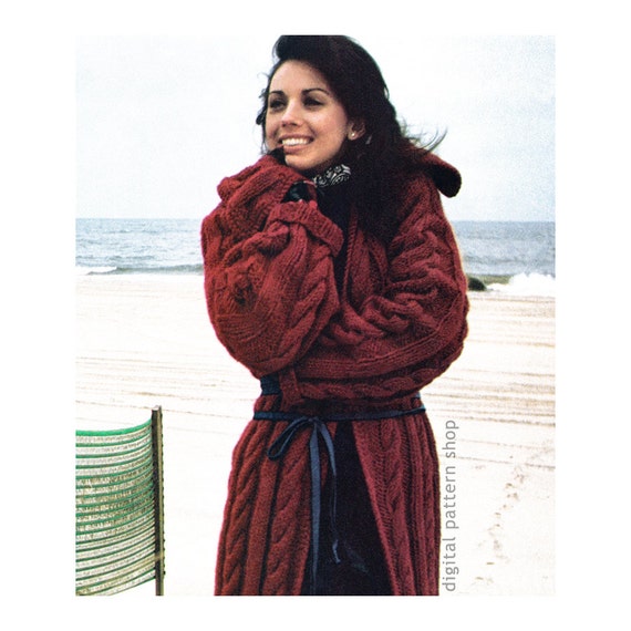 can't note 8 make video calls Ankle Coat Pattern Knit Womens Long Cabled Knitting Pattern can't note 8 make video calls Ankle Coat Pattern Knit Womens Long Cabled Knitting Pattern
