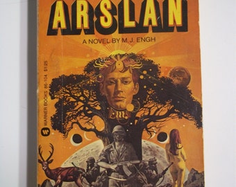 Arslan by M.J. Engh Warner Books 1976 Vintage Sci-Fi Paperback