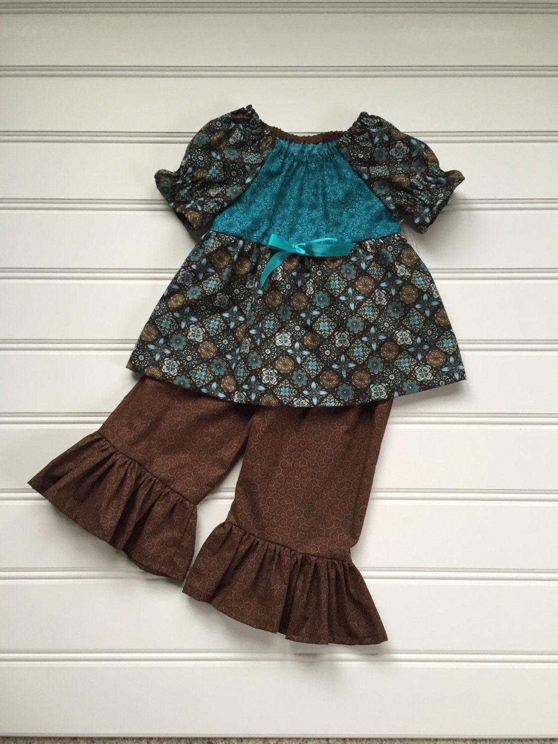 Fall Outfit for Girl Girls Ruffle Pants Toddler Fall Outfit
