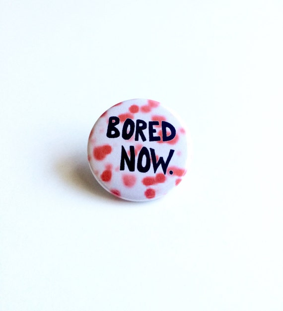 bored red button