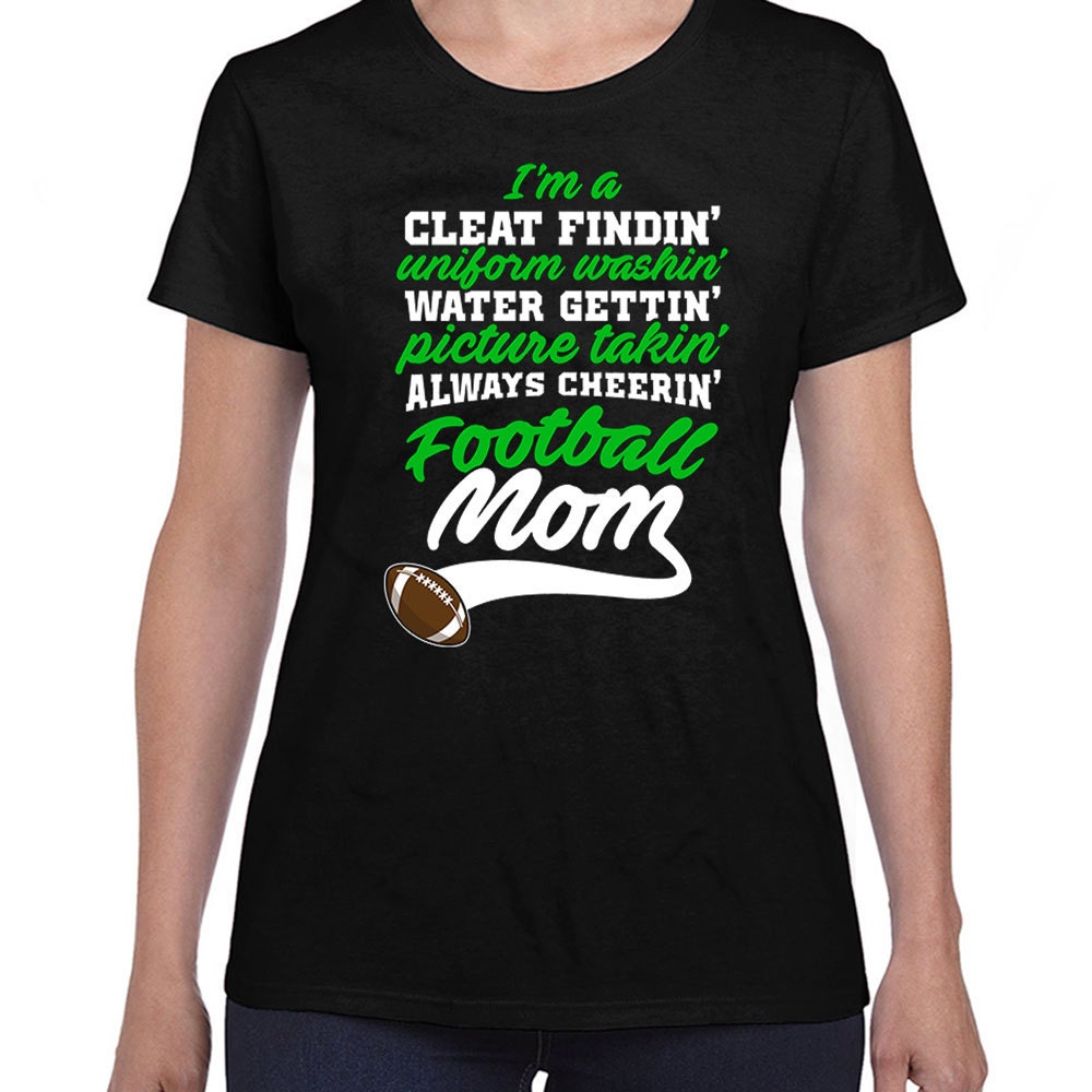 Sports Mom T Shirt Mother Ts For Mom Football Mom By Shirtcandy