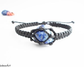 Mens bracelet, jewelry for men, Lapis lazuli bracelet, Lapis lazuli jewelry, mans bracelet, lapiz lazuli, healing stones, for men