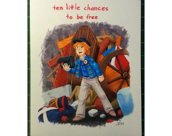 Les Miserables 8.5x11" Print, Gavroche