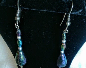 Handmade Earrings From Vintage Broken Jewelry
