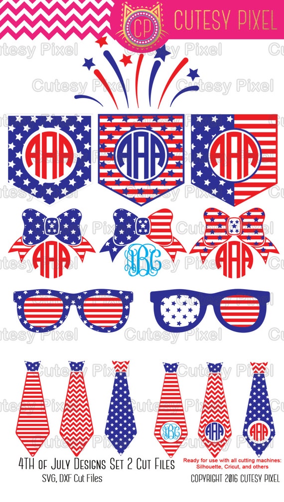 Download Items similar to 4th of July Frames Svg cutting file ...