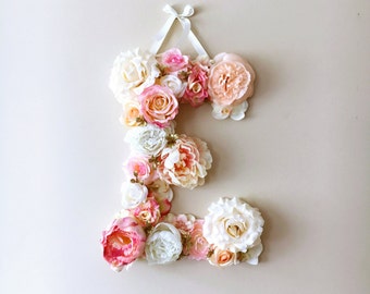 Nursery Letter, Bohemian nursery decor, Floral letters, Floral letters, Nursery decor, Nursery wall letters, Baby shower gift, Photo Prop