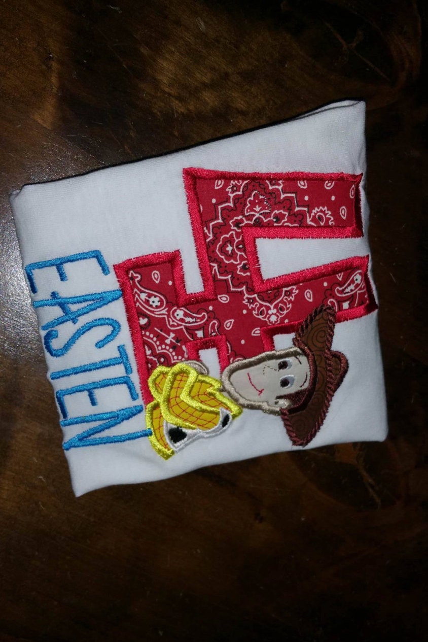 toy story woody birthday shirt