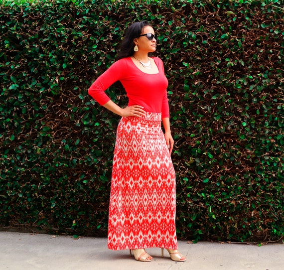 maxi skirts for tall plus size