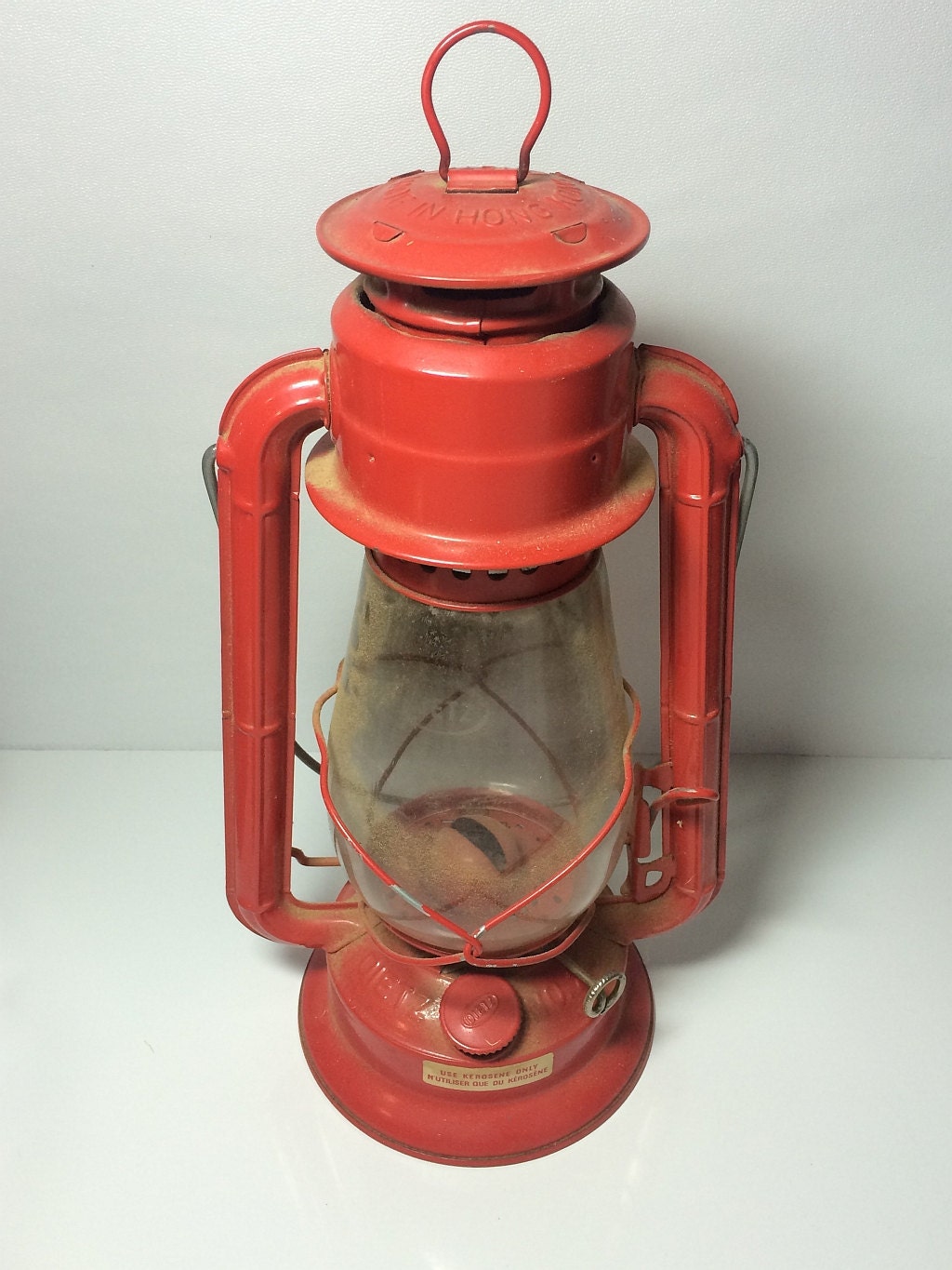 Dietz Red Lantern Junior No 20 Vintage by SoaringHawkVintage