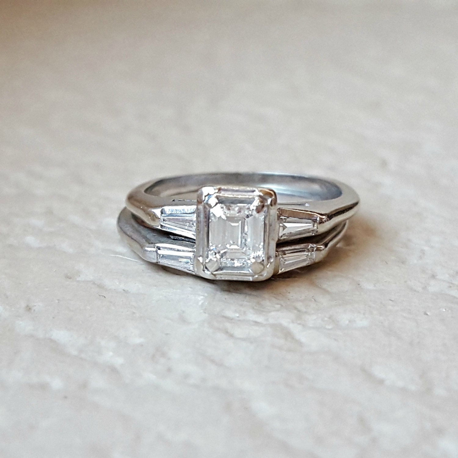 Vintage Emerald Cut 8