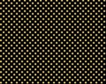 Studio E Pearle Gold Polka Dot Fabric
