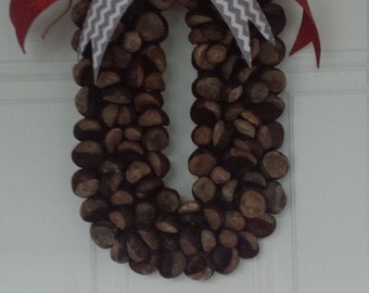 Ohio State Buckeye O Wreath