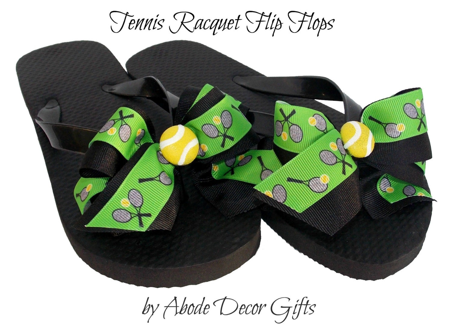 Tennis Gifts Womens Tennis Gifts Flip Flops by