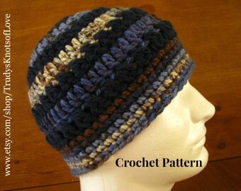 Where can you find crochet skull cap patterns?