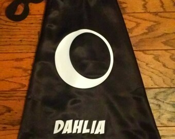 Personalized Luna Girl Cape Mask Costume