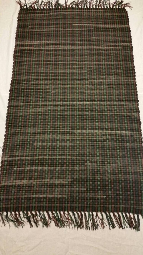 Black rag rugs decor rugs handwoven rag rugs black denim