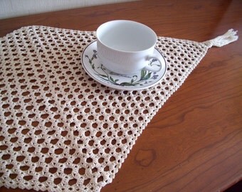 Lace crochet doily
