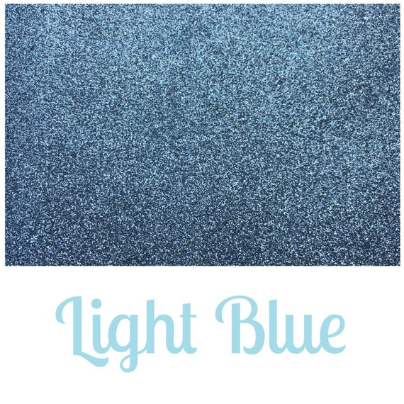 Fine Glitter Fabric Light Blue
