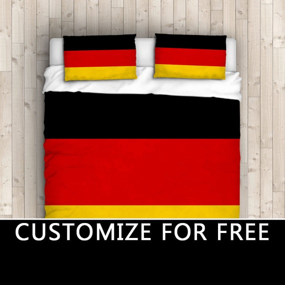 German Flag Duvet Cover German Flag Bedding by ProducstByMe
