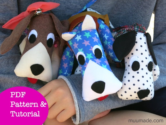 stuffed dog patterns to sew