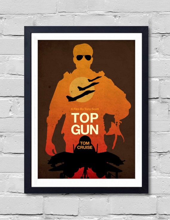 top gun minimalist poster