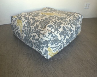 Made to Order Square Pouf Ottoman Cover
