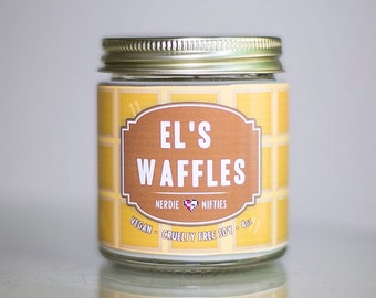 El's Waffles-- Stranger Things Inspired Soy Candle (4 oz)