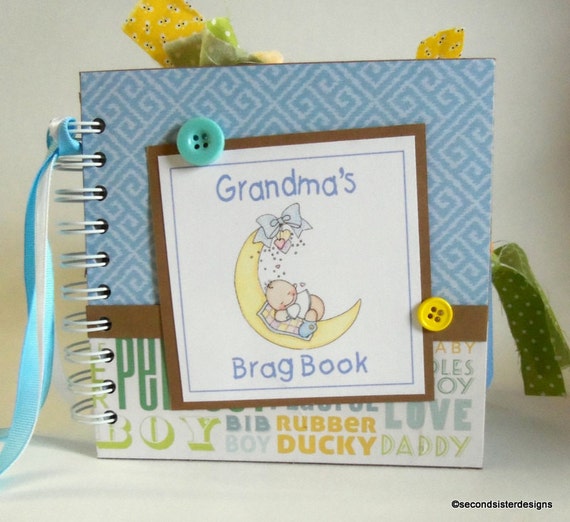 GRANDMA’S Brag Book photo album scrapbook Baby Boy