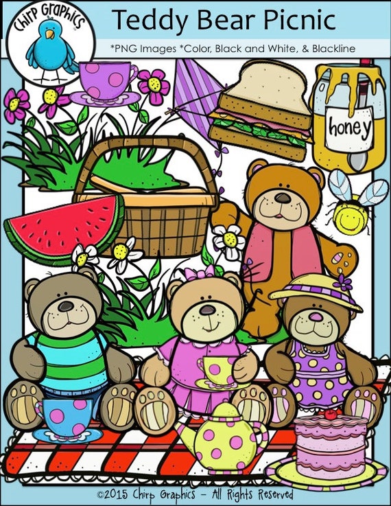 clipart teddy bear picnic - photo #45
