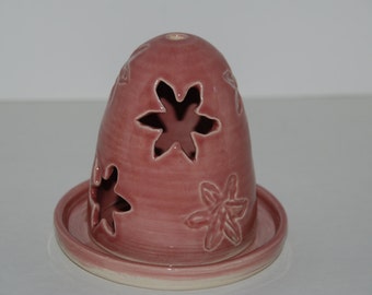 ceramic votive candle holder
