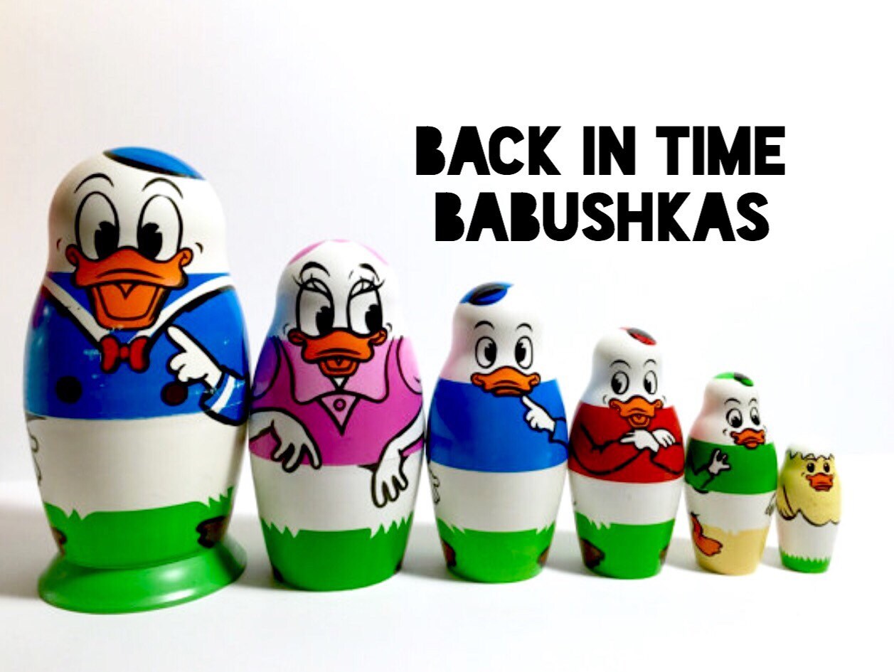 Disney Collectible. Nesting Dolls.Vintage Nesting Doll. German